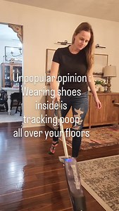 224 reactions · 95 comments | Take those shoes off at the door  Comment CLEAN for my mop + favorite cleaning supplies to send to your inbox I may be just a little OCD about the shoe germs inside... not gonna lie, it gives me the ick if someone walks in my house with shoes on. I immediately have to vacuum & mop my floors! • #cleaningtips #cleaninghacks #cleaningmotivation #organizedhome #floorcleaning • Clean with me | cleaning tips | mom hacks | | Fallons.homestead | Facebook