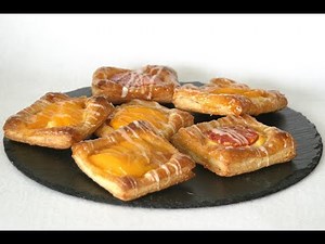Blätterteig gefüllt. Schritt für Schritt mit Rezept.