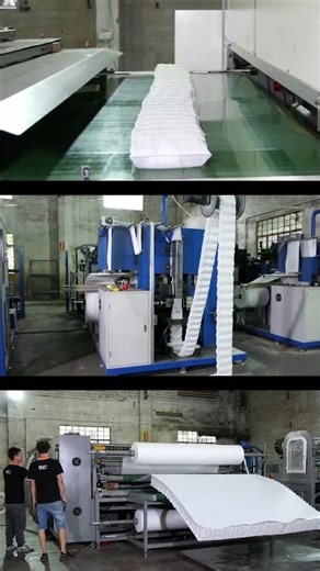 Mattress Factory Production Line! #mattressfactory