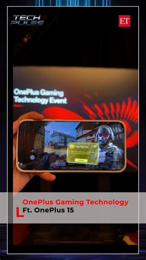 65fps gaming. 23% lower CPU load. 80% faster GPU rendering! OnePlus debuts Gaming Technology with the 15 series — powered by the OP Gaming Core and Performance Tri-Chip System for ultra-smooth, stable gameplay up to 165fps. Watch this space for the upcoming full review. #OnePlus #OnePlus15 #MobileGaming #OnePlusGaming #TechPulse | The Economic Times
