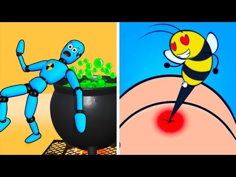 Puppet Bones Smashing Vs Tricky Puzzle 🥸🥸🥸 Hard Levels Challenge Walkthrough Gameplay GH824