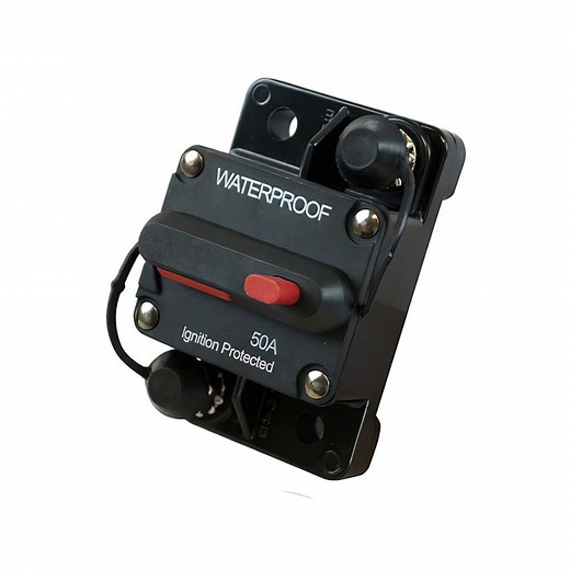 The KickAss 12V HiAmp 50A Manual Reset Circuit Breaker | KickAss Products