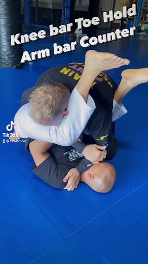 13K views · 326 reactions | Knee bar - Toe Hold Counter to the Arm...