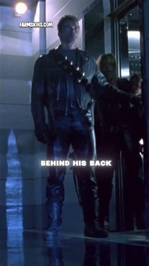 Cyborg's Smart Move in Terminator 2 Movie #shorts