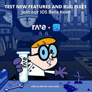 20 reactions · 4 comments | Attention iOS users  we need your help! Please join our TestFlight beta to test bug fixes and new features. Check out this link for more info https://testflight.apple.com/join/OrZ9CLQU Make sure you install the TestFlight app  | Rave | Facebook