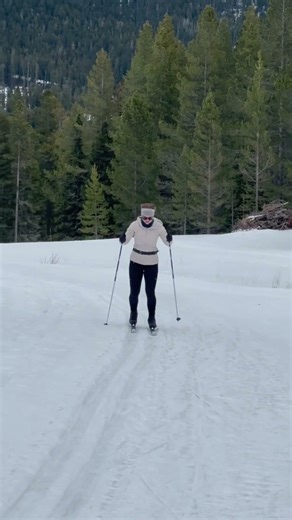 Cross country skiing in Bozeman, Montana