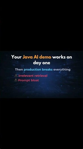 Java RAG: Demo vs Production (What Breaks First?)
