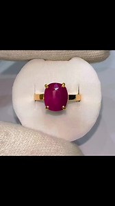 Old Burma Ruby Exclusive Quality (Gold Ring 22k) Certified ✅🔥 #montyrealgems | Monty Real Gems