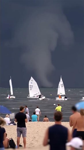 Their sailing lesson took an unexpected turn... #omg