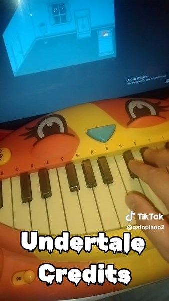 Undertale Song Credits with Sans | Piano Gato Last Goodbye