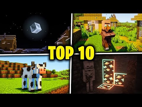 Top 10 Best Texture Packs for Minecraft 1.21.10 - TOP 10 Vanilla+ Minecraft Texture Packs