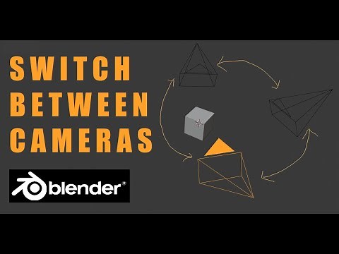 Blender 3D - How to Switch between Multiple Cameras in 1 Minute
