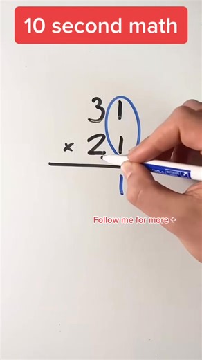 8.9K views | 10 Second math #maths #mathskills #mathtutor #science #education #tutoring #learning #multiplication | Math Lesson | Facebook