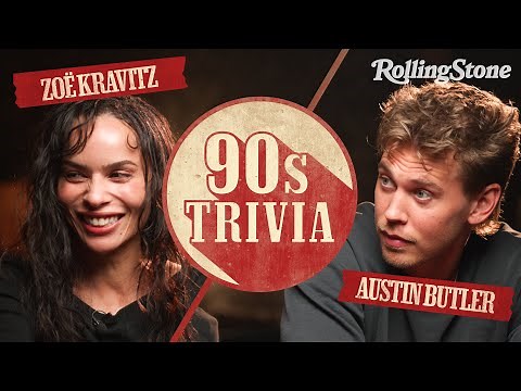 Zoë Kravitz and Austin Butler Get Drunk Playing 90s Trivia, Talk 'Caught Stealing'