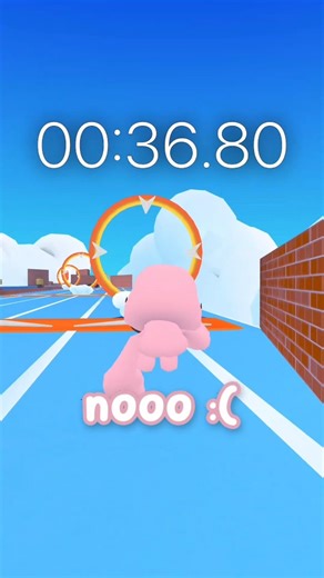 Speed running Sky Dash!! Can you beat my time? ☁️🎀💖