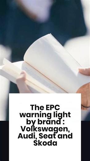 [INFO] EPC warning light by make – VOLKSWAGEN – AUDI – SEAT – SKODA #shorts