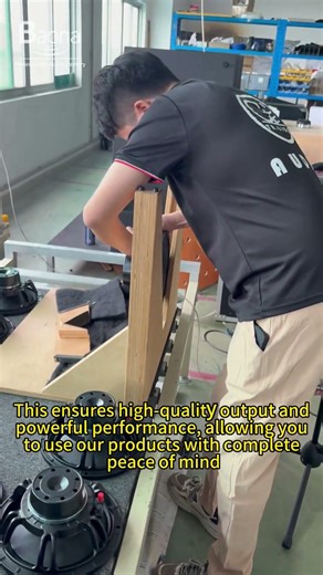 Every stage of our line array production 🔧 undergoes rigorous testing ✅