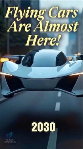 Flying Cars Are Almost Here in 2030 #shorts