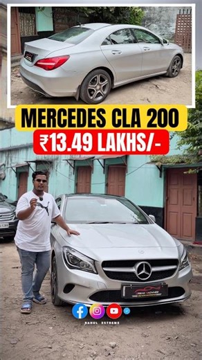 Mercedes CLA 200 Only ₹13.49 Lakhs/- #rahulxstreme #youtubeshorts #mercedes