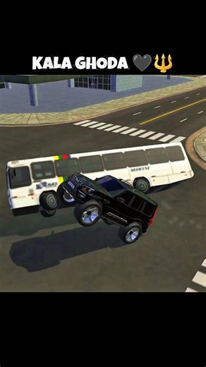 KALA GHODA 🖤🔱 Indian vehicles simulator 3D #indiantractor3d #shortsfeed