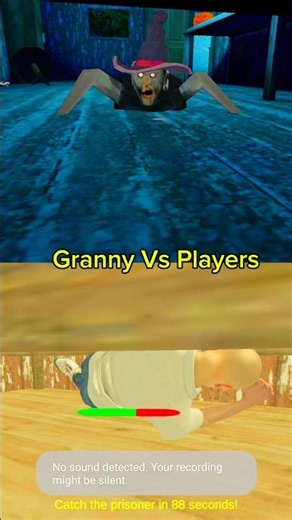 Granny Vs Players #granny #horrorgaming #shorts