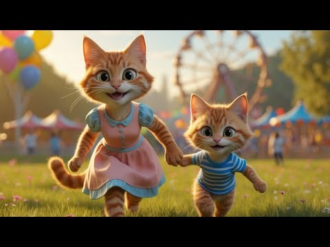 Mother Cat & Kitten’s Big Adventure at the Park 🐾 Heartwarming 3D CGI Film
