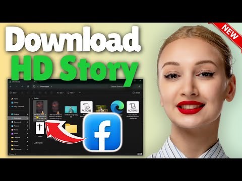 How to download facebook story from pc | Fb New Update 2025
