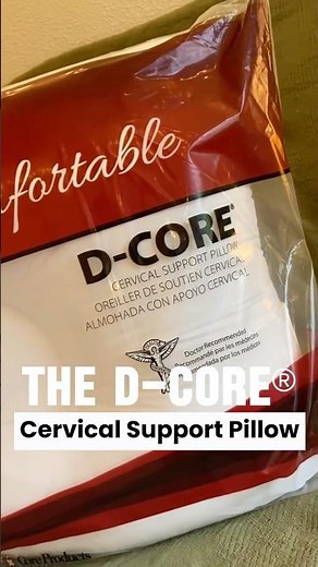 Have you tried the D-Core® Cervical Support Pillow yet?☁️