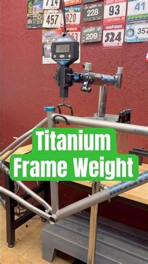 Titanium MOOTS Routt RSL 55cm Frame Weight