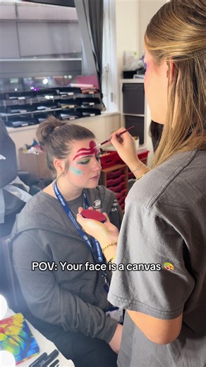 College isn’t just about books, it’s about bringing your ideas to life! Our students are hands on every step of the way! Could this be you in September? Apply now! #mua #faceart #creativecollege #applynow #fyp