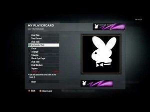 Cod Black Ops: How To make a playboy bunny Emblem