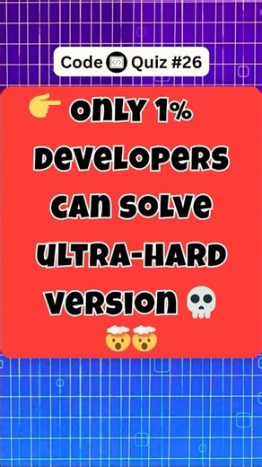 Mixed Programming Quiz No. 10 #coding #quiz #programming #shorts #interview #javascript