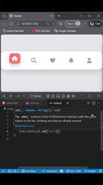 Modern Floating Navbar using HTML CSS & JS 🔥 #webdevelopment #htmlcss #javascript #navbar #frontend