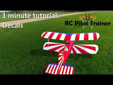 RC Pilot Trainer - 1-minute tutorial: Decals