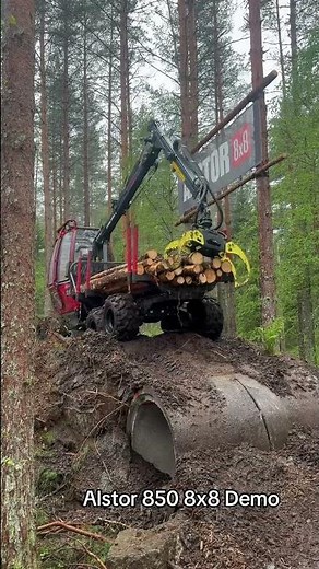 Alstor 850 8x8 Demo @ElmiaWoodTube #elmiawood #alstor #logging #forestry