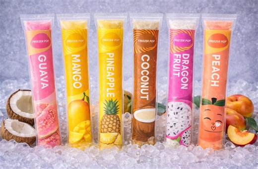 Editable Freezer Pop Labels Canva Template | Ice Pop Packaging Design | Popsicle Label Bundle | Juice Pop Sticker Instant Download - Etsy