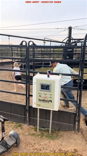 This father and daughter accidentally got into an electric running machine#shortvideo #viralshorts