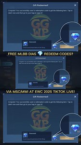 Did you know that you can claim FR33 💎 diamonds redeem code during MLBB Mid Season Cup (MSC) & the MLBB Women's Invitational (MWI) at Esports World Cup happening from July 10 to Aug 2, 2025? F0LL0W G͜͡G W͜͡P FOR MORE UPDATES. ℹ️ #GGWillyPlayed #HunterCitizens #GGWP #mlbballstar #mlbbcreator #redeemcode #mlbbcodehunter #mlbbgiveawayhunter #MLBBEsports #MLBB #EWCxMSC2025 #MobileLegendsBangBang #EWCxMSC #MSC2025 #MSCatEWC25 #LIMITLESS #EncounterTheUnknown #MWIatEWC25 #EWCxMWI2025 #MWI2025 #EWC2025