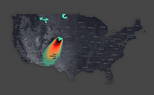 Fallout maps show how an attack on nuclear silos would impact US cities