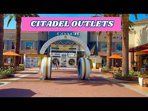Citadel Outlets Los Angeles Walk | Relaxing 4K Shopping Mall Tour (No Commentary)