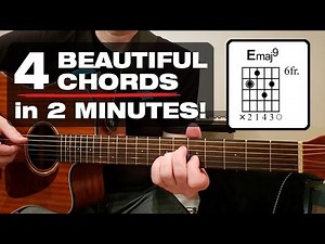 4 Beautiful Acoustic Guitar Chords in (2 MINUTES!)