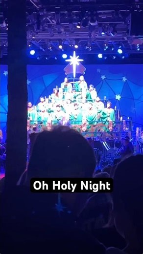 Oh Holy Night: At Epcot candlelight processional. #youtube #shorts #christmas #foryoupage #viral