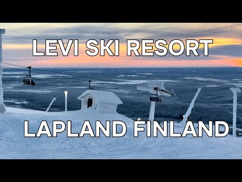 Levi Ski Resort, Zero Point in Lapland, Finland |4K|