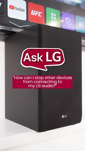 “How can I stop other devices from connecting to my LG audio?” Check out here the basic troubleshooting for this so you can enjoy listening to Life’s music through your LG audio. #AskLG #GoodToKnow #LifesGood #LG
