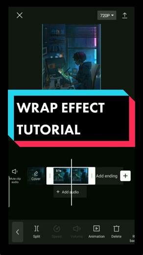 How to Add Ending in CapCut: Wrap Effect Tutorial