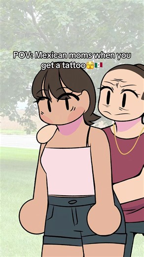 it’s okii, she’s not mad anymore (I hope) #mexican #hispanic #tattoo #funny #trend
