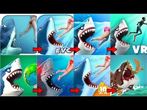 THE EVOLUTION OF HUNGRY SHARK LOGO THROUGH THE YEARS (2010-2023) - Hungry Shark Primal Update