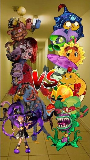 Famous Poppy Playtime Chapter 5 VS Plants Heroes #poppyplaytimechapter5 #plantsvszombies