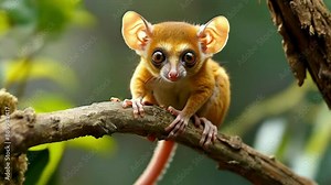 Goodman's mouse lemur on a branch