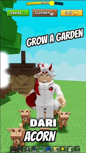 Curious to try planting an Acorn Seed in Grow A Garden 2, here's how the value turned out #roblox...